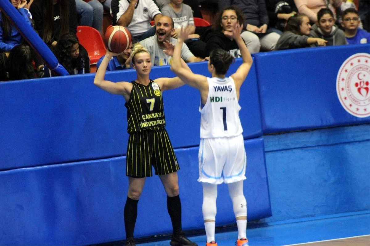 Kadınlar Basketbol Süper Ligi: Hatay Büyükşehir Belediyespor: 70 - Çankaya Üniversitesi: 76