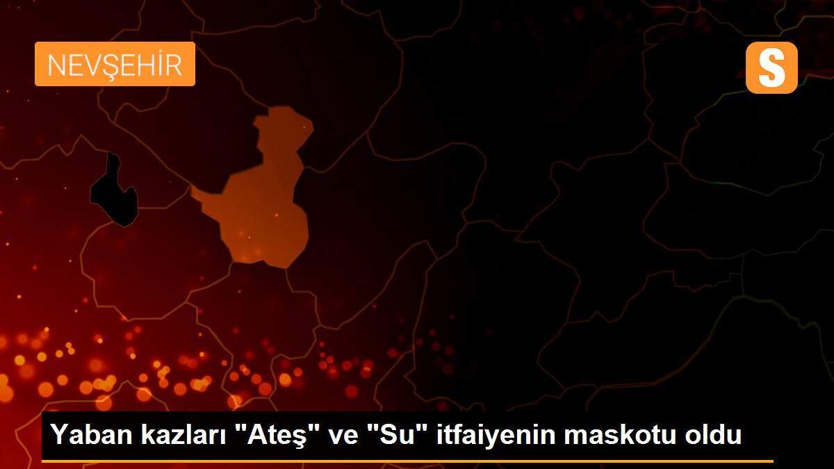 Yaban kazları "Ateş" ve "Su" itfaiyenin maskotu oldu