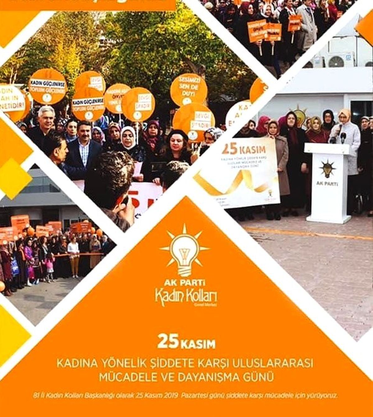 AK Parti\'den 25 Kasım Kadına Yönelik Şiddetle Mücadele etkinliği