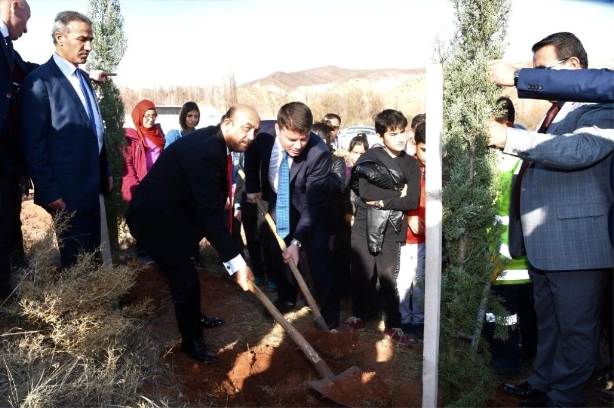 Aksaray Belediyesi öğretmenler adına 5 bin fidan dikti