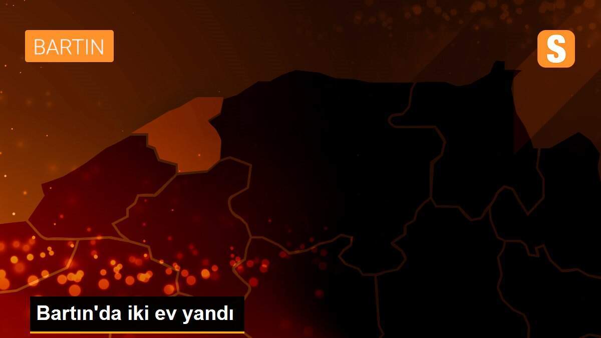 Bartın\'da iki ev yandı