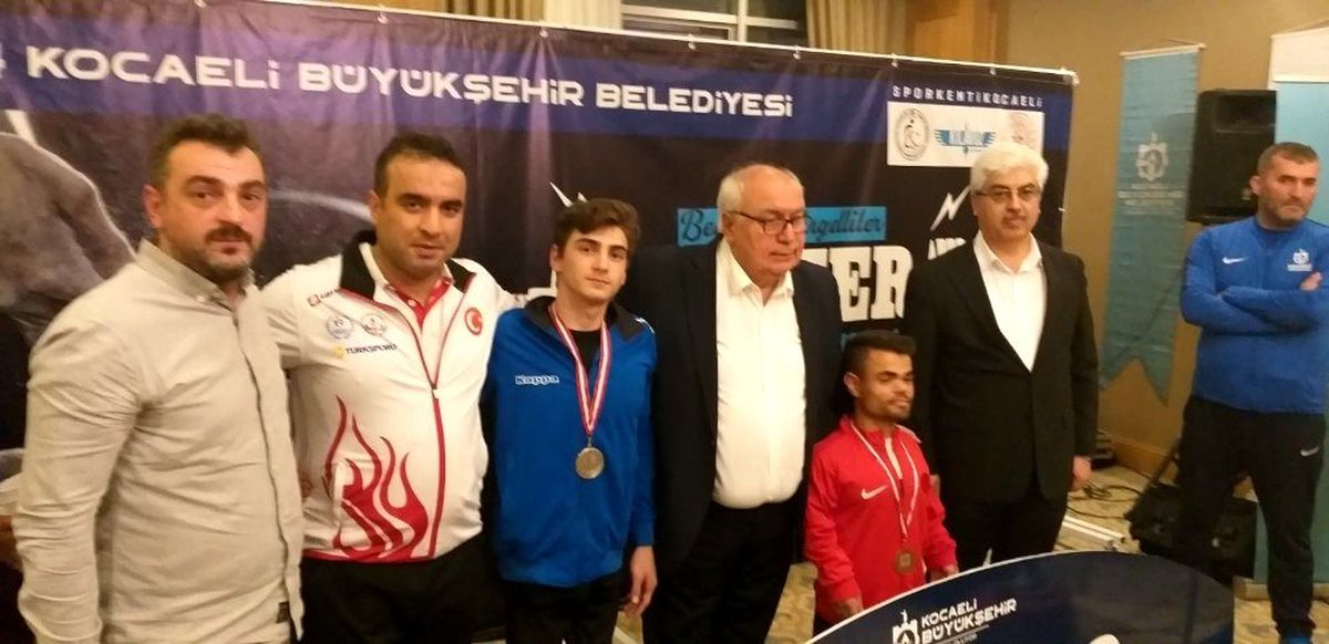 Bedensel engelli Muhammet Türkiye ikincisi oldu