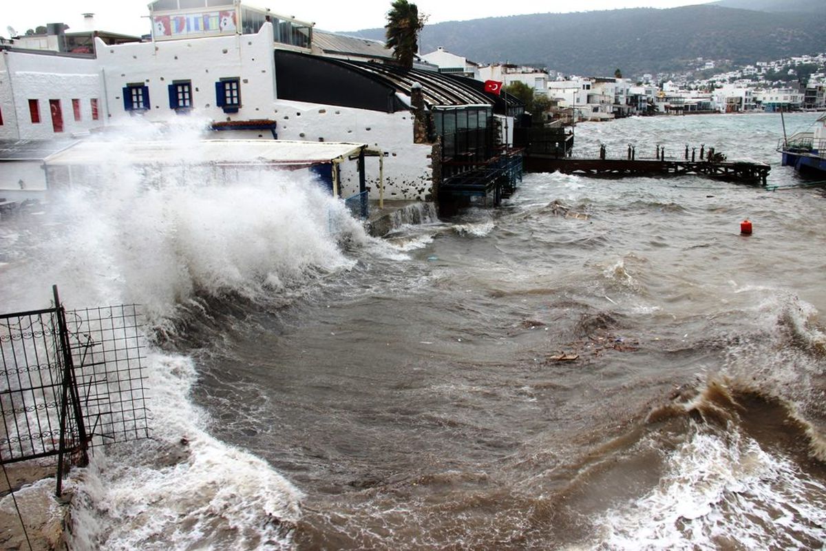 Bodrum\'da fırtına kabusu