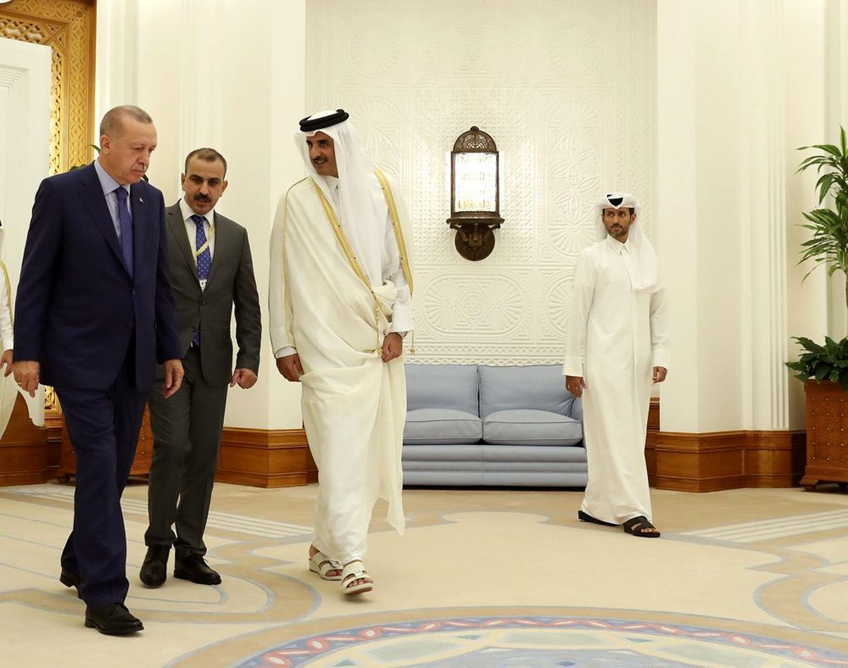 Cumhurbaşkanı Erdoğan, Katar emiri Al Sani ile görüştü