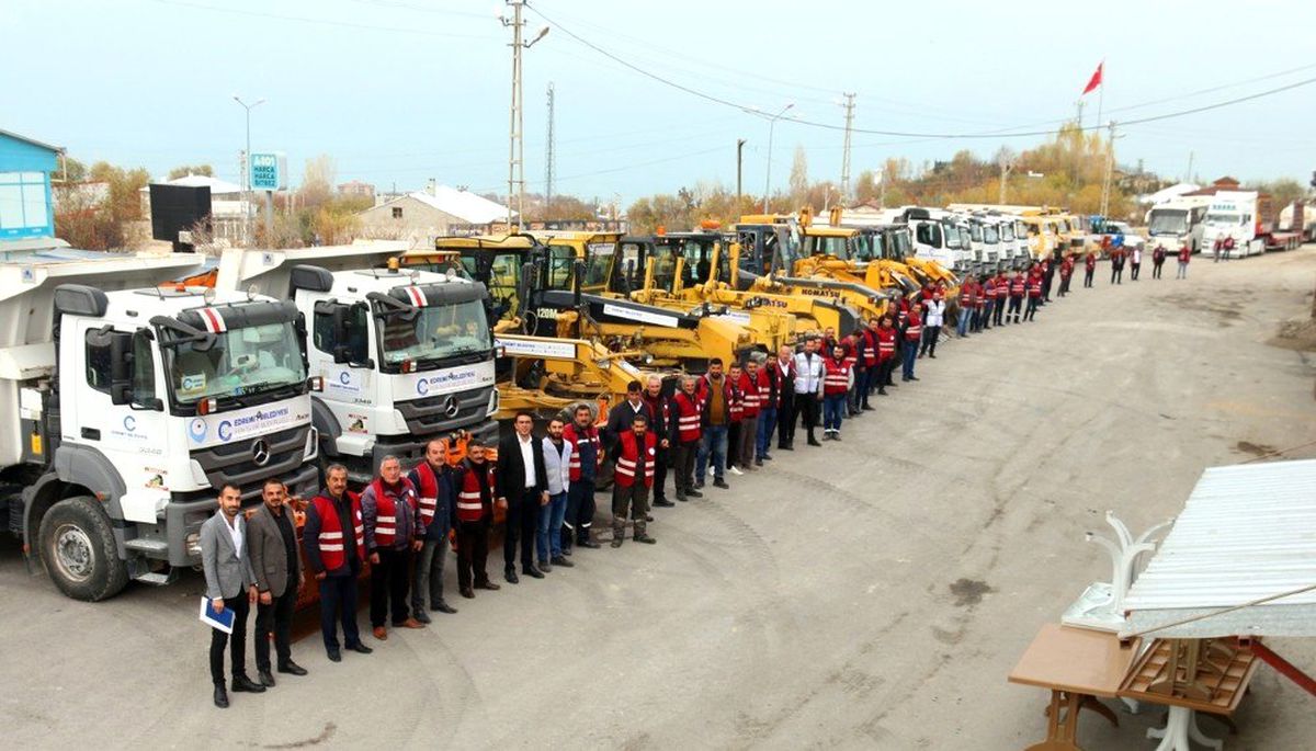 Edremit Belediyesi kışa hazır
