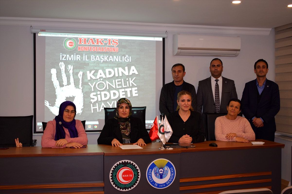 HAK-İŞ\'ten kadına yönelik şiddete tepki