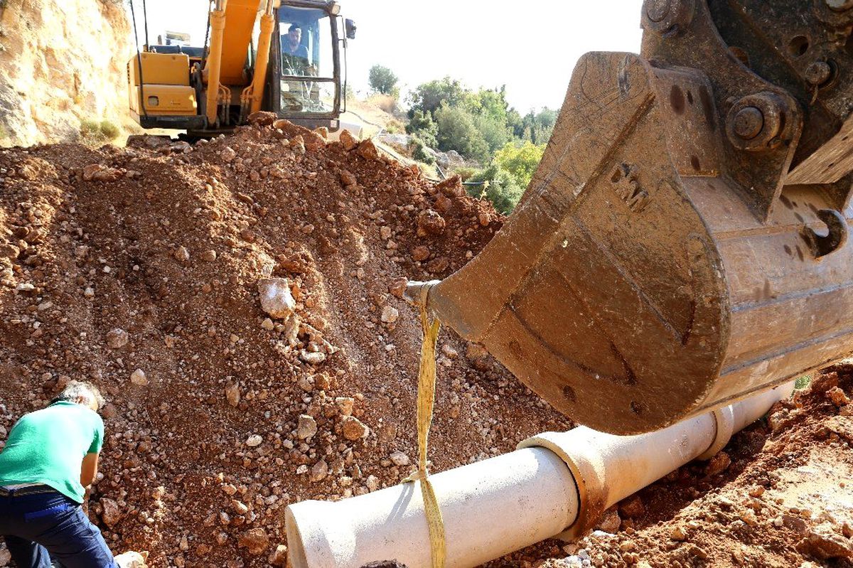 Kaş\'ta Yol İyileştirme Çalışmaları