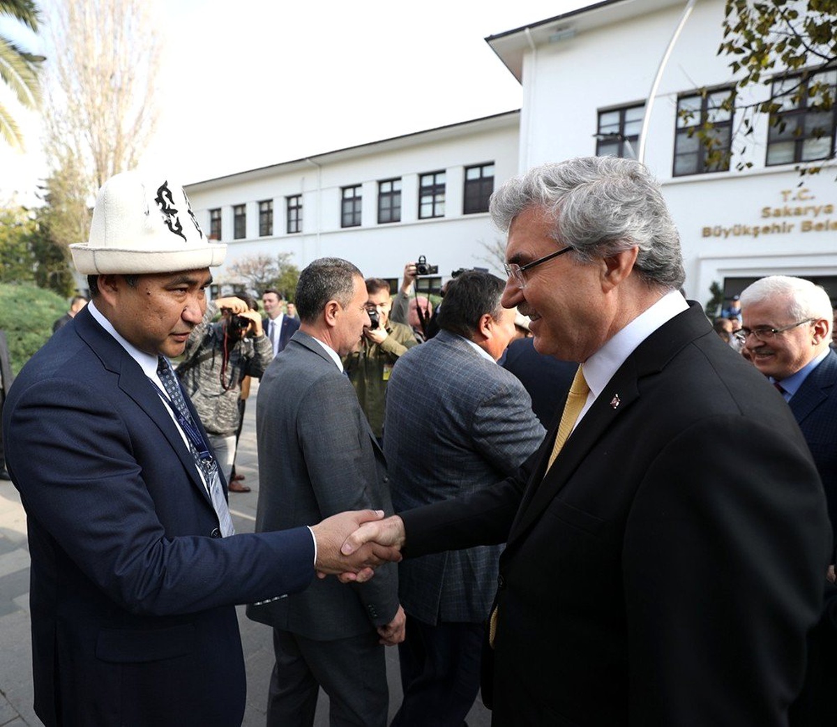 Kırgızistan heyetine Sakarya\'da mehteranlı karşılama