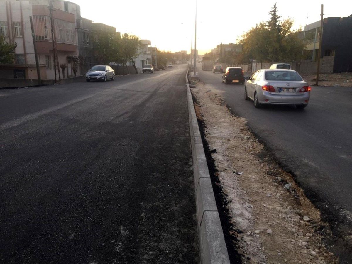 3. Çevreyolunda refüj düzenleme çalışması