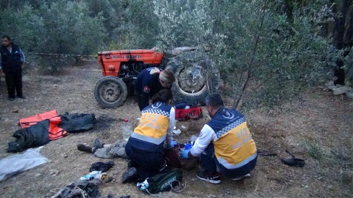 Antalya\'da traktörün altında kalan yaşlı adam hayatını kaybetti