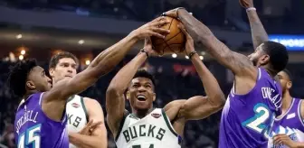 Antetokounmpo coştu, Bucks Jazz'ı devirdi