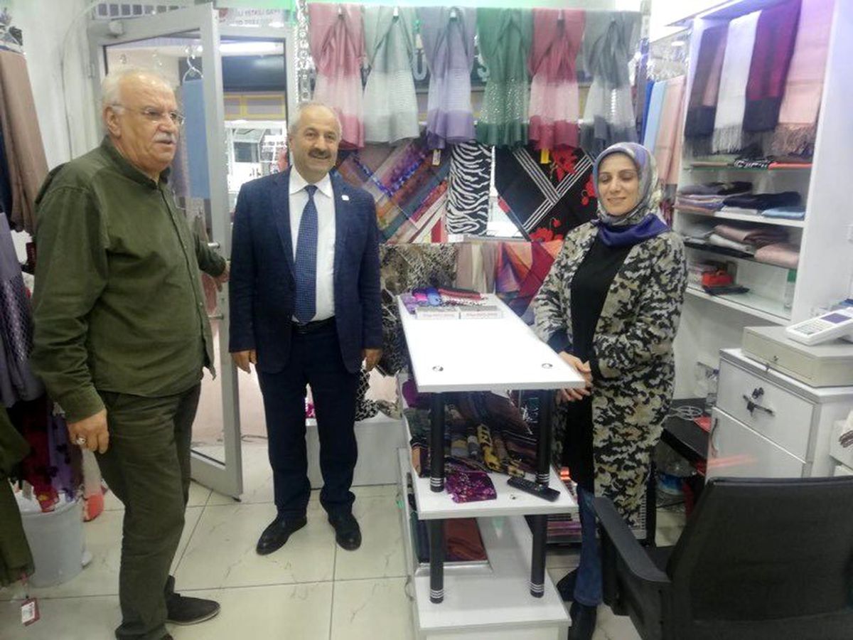 Başkan Büyükgöz\'den esnaf turu