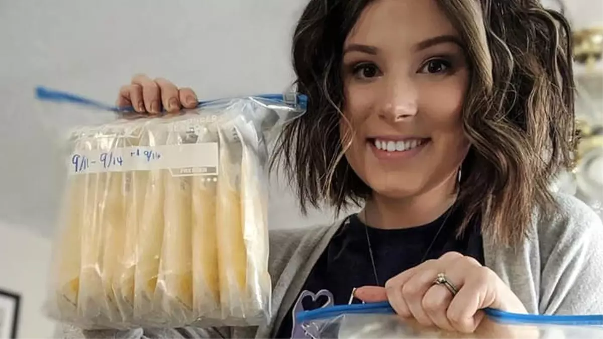 3 saat yaşayan bebeğini emziremeyen kadın 63 gün biriktirdiği \'anne sütünü\' bağışladı