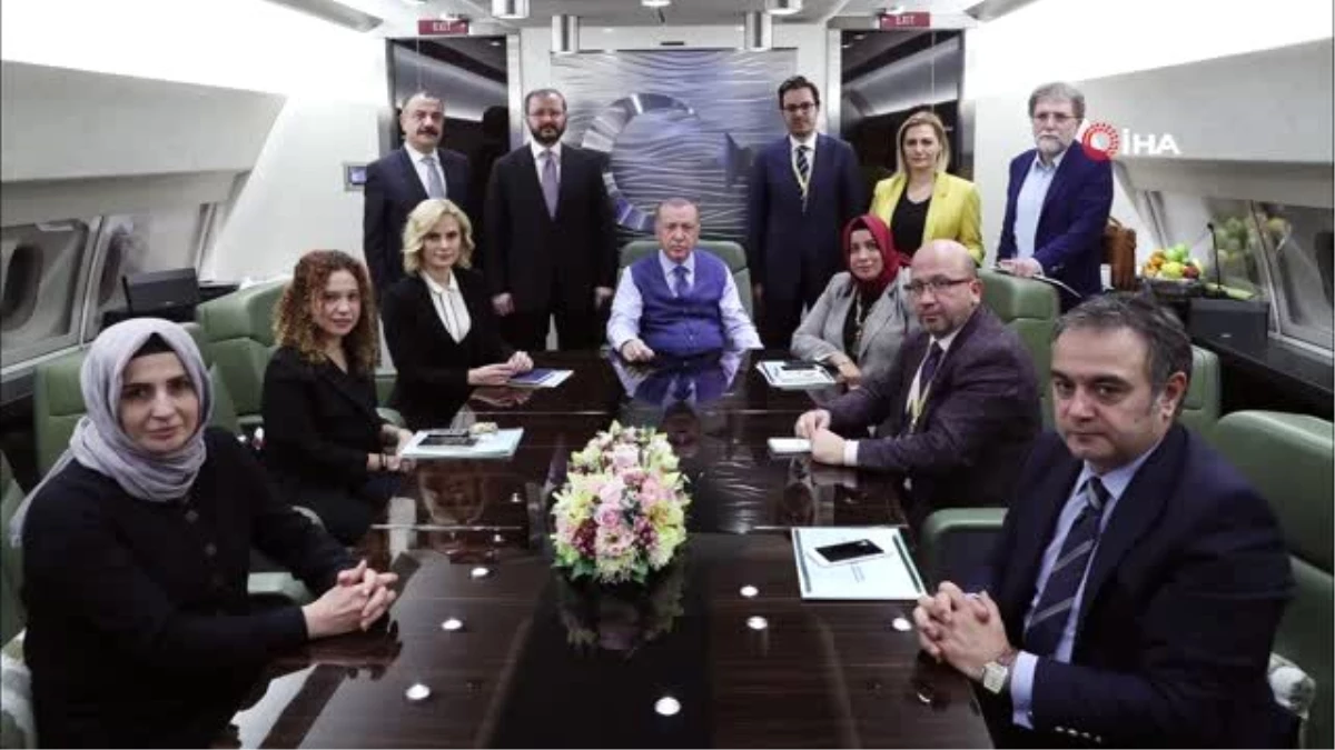 Cumhurbaşkanı Erdoğan, Katar dönüşü uçakta açıklamalarda bulundu