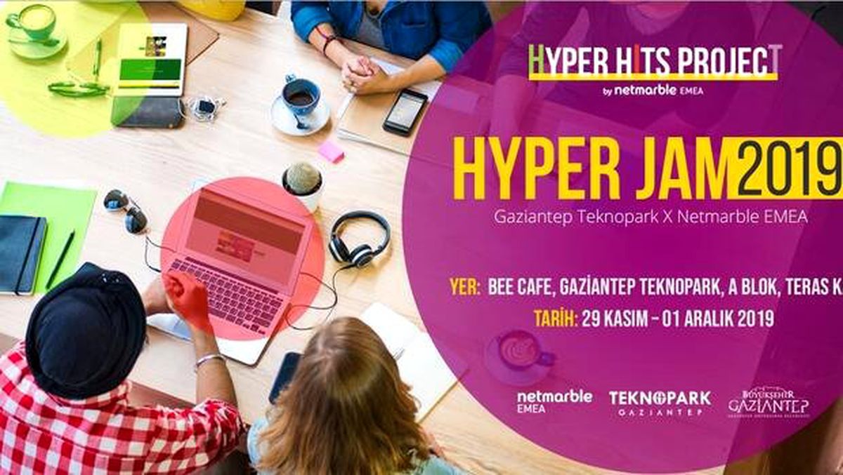 Hyper-casual oyun geliştirme maratonu Hyper Jam Gaziantep\'te