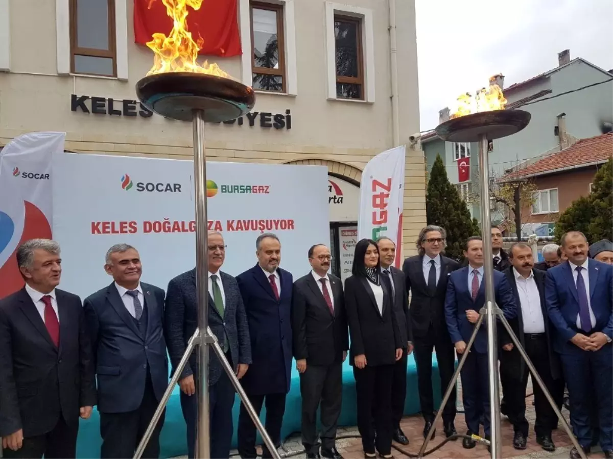 Keles\'te doğalgaz sevinci