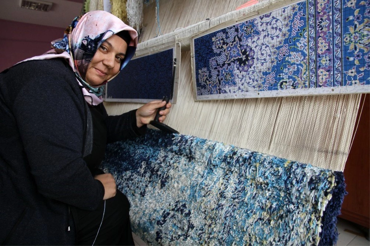 Kızıltepeli kadınların dokuduğu ipek halılar yurt dışına ihraç ediliyor