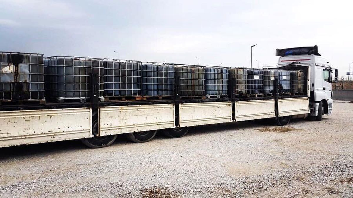 Konya\'da durdurulan tırlardan 54 bin litre kaçak akaryakıt çıktı