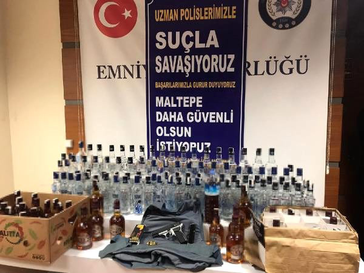 MALTEPE\'DE SAHTE İÇKİ OPERASYONU