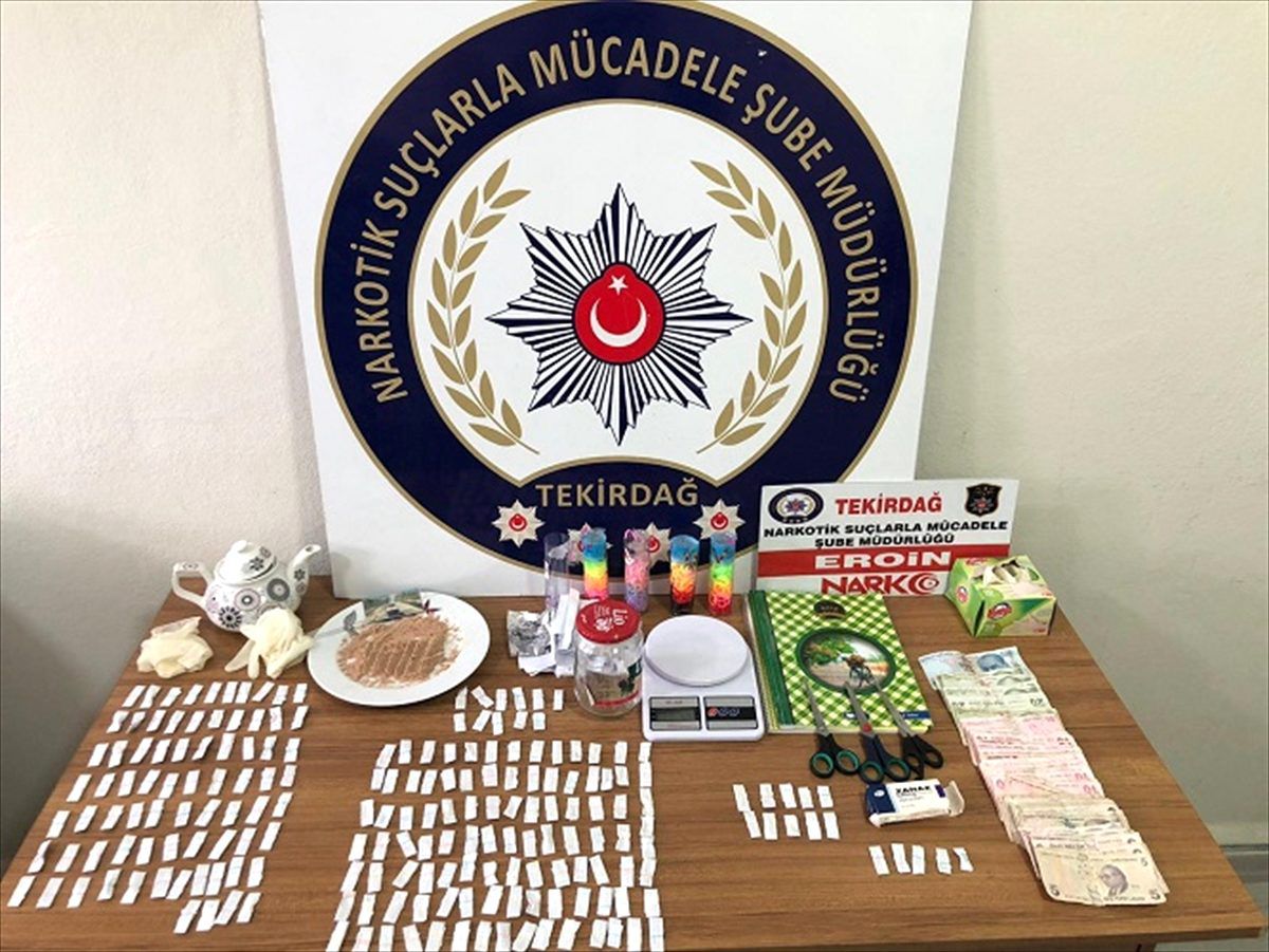 Tekirdağ\'da uyuşturucu operasyonunda 5 şüpheli yakalandı