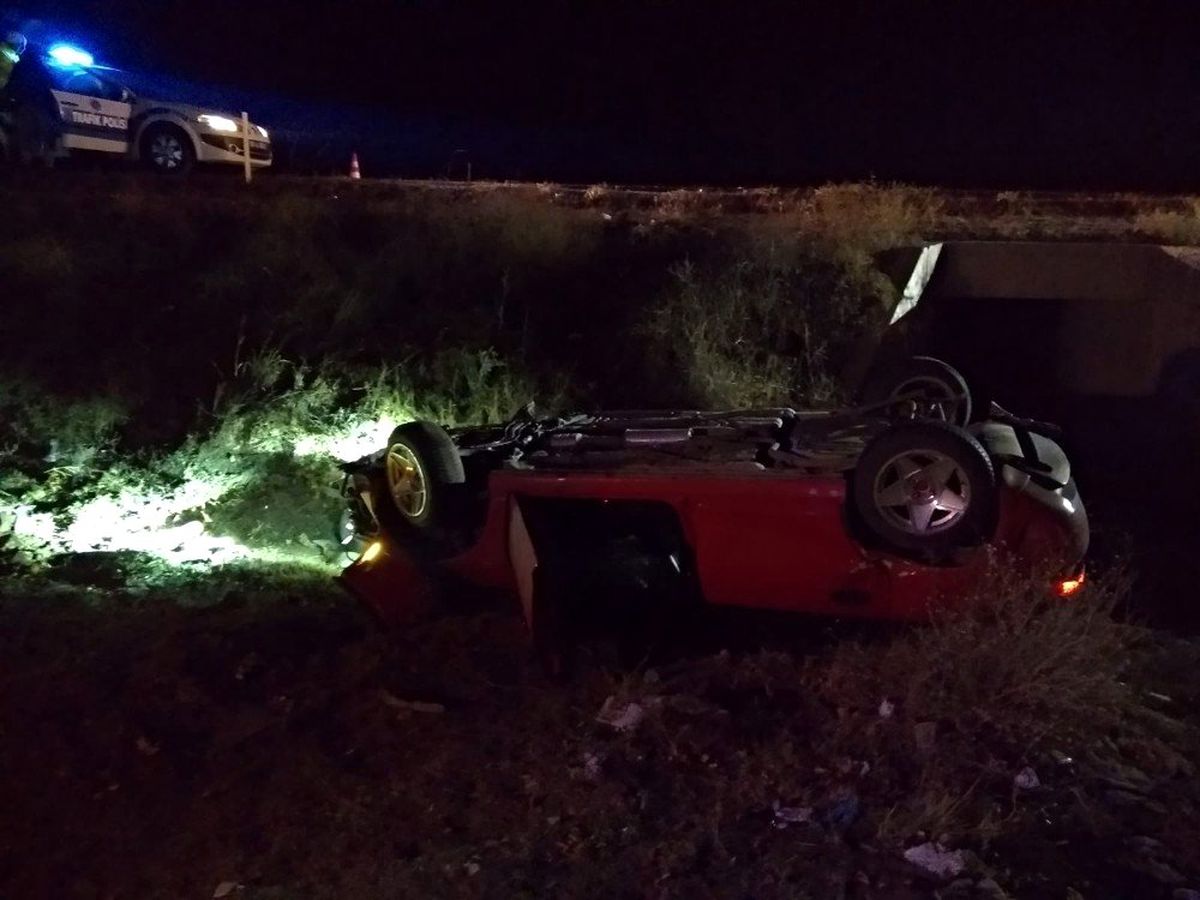 Trafik kazası 2 yaralı