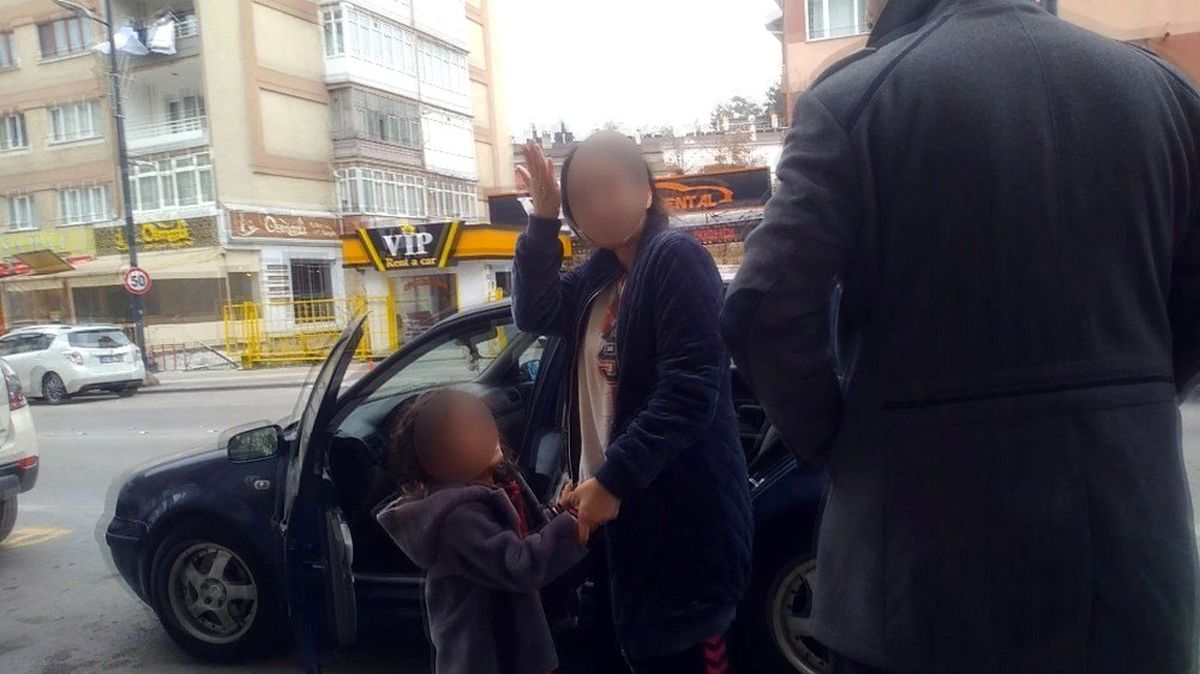 Trafikte kadına şiddet