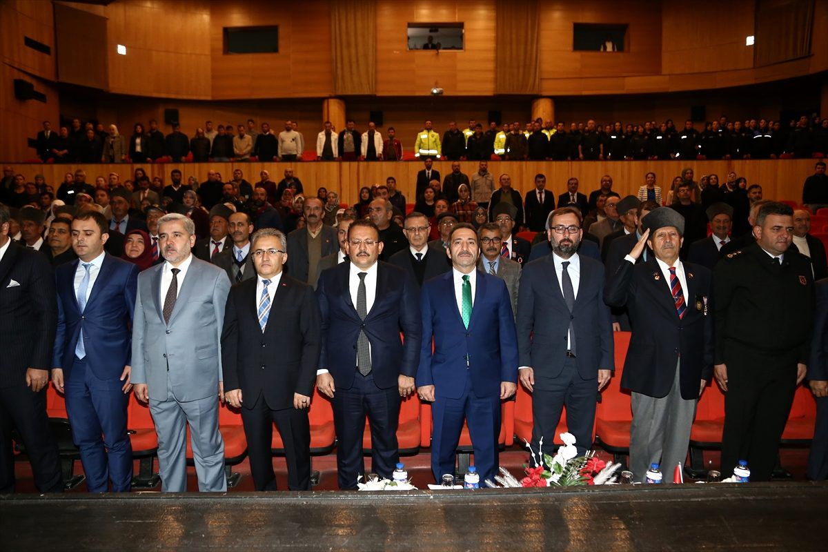 Aksaray\'da Kıbrıs gazilerine "Milli Mücadele Madalyası ve Beratı" verildi