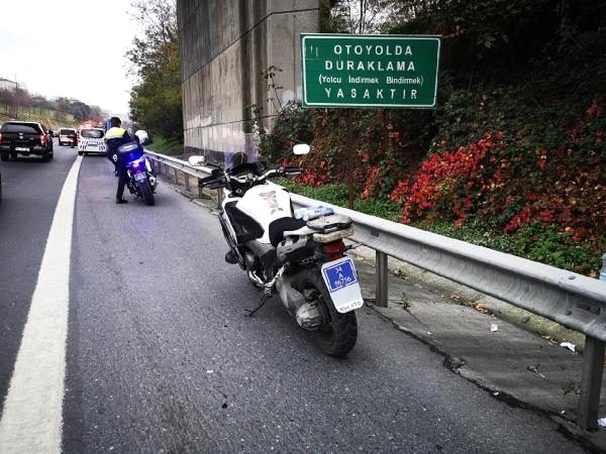 Beykoz\'da kaza yapan 2 motosikletli polis yaralandı