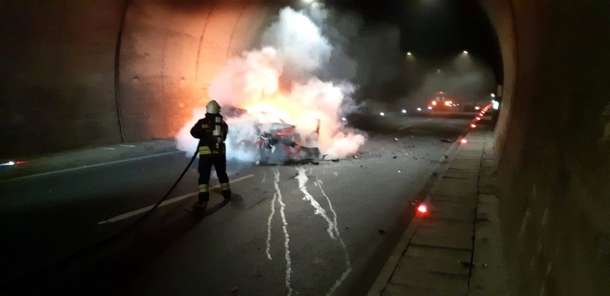 Cankurtaran Tüneli\'nde kaza: 1 ölü, 2 yaralı