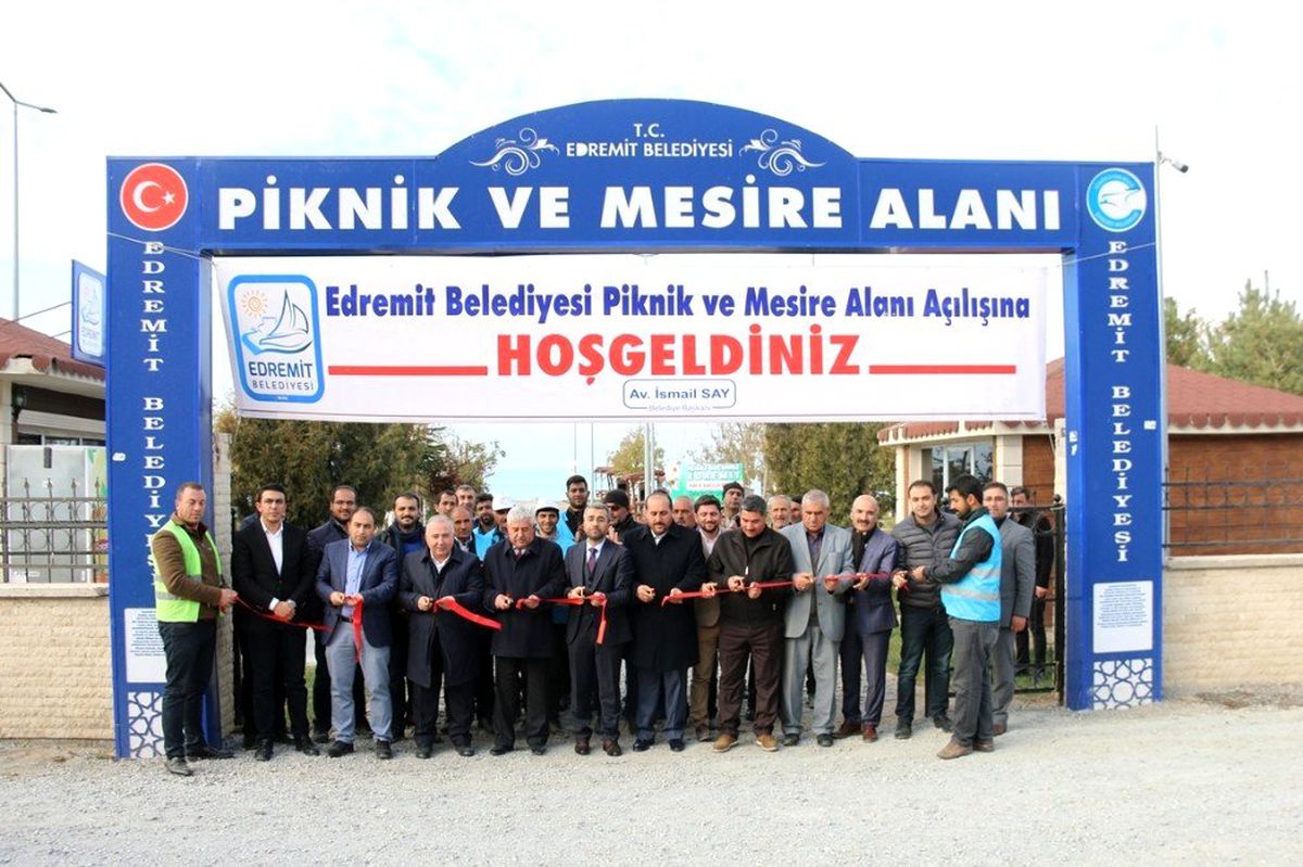 Edremit\'teki mesire alanı yeni görünümüne kavuşturuldu