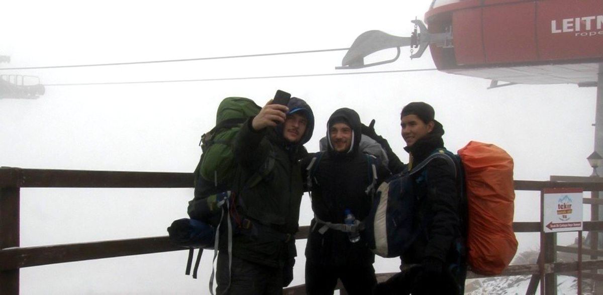 Erciyes\'te kar sevinci