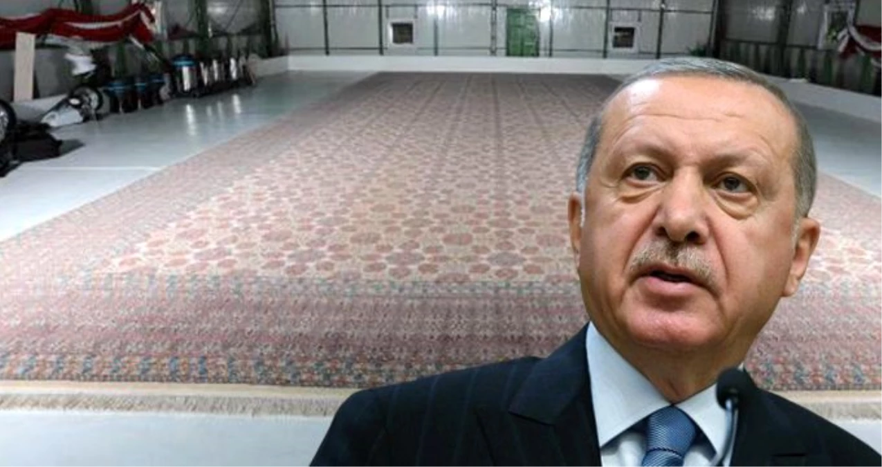 Fabrikadaki işçiler, Erdoğan\'ın tanıttığı halıyı 9 ay 24 saat çalışarak dokudu