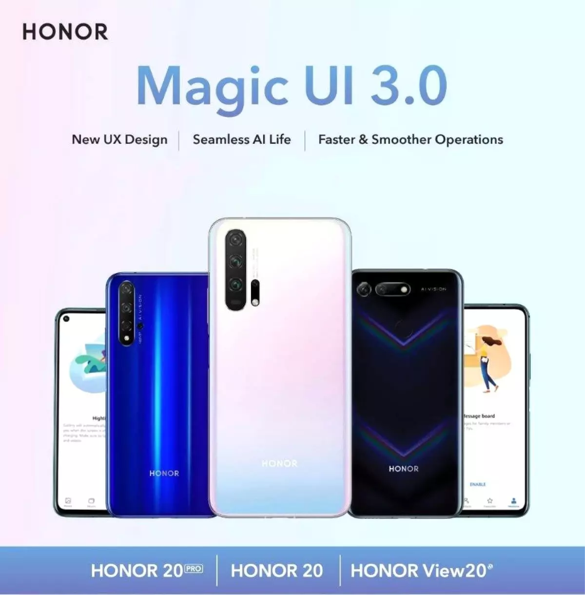 Honor Modellerine Android 10 Tabanlı Magic UI 3.0 Geliyor