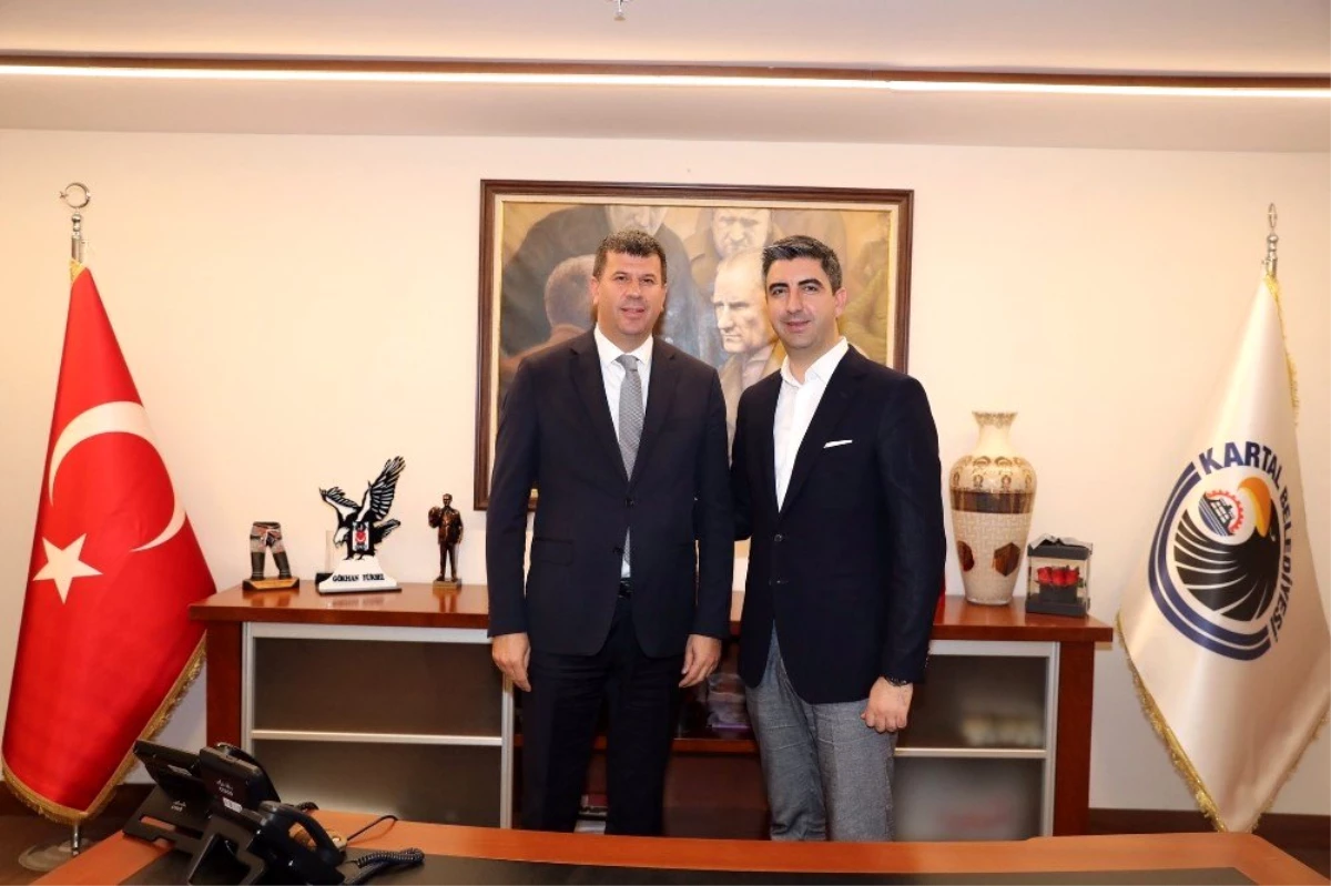 Kadıköy Belediye Başkanı Şerdil Dara Odabaşı\'ndan Başkan Gökhan Yüksel\'e nezaket ziyareti