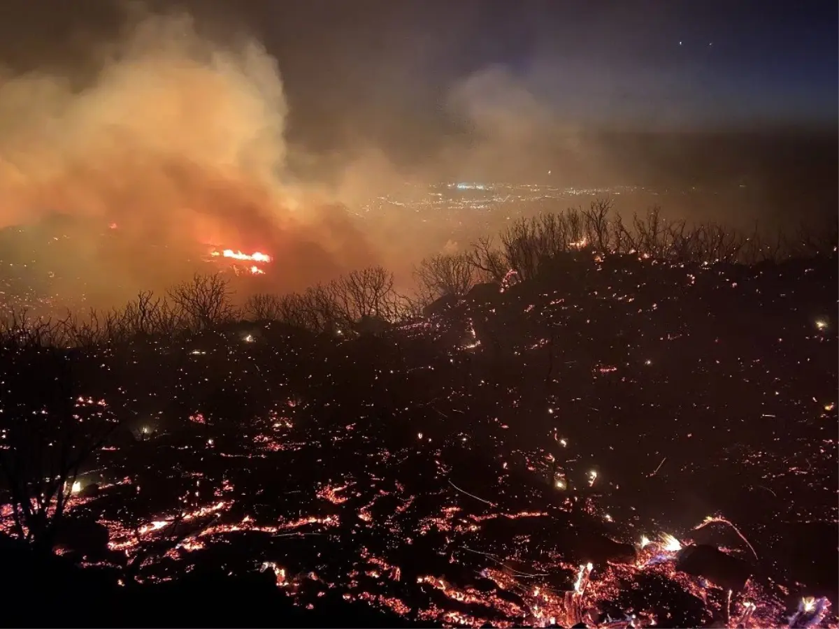 Kaliforniya\'da korkutan yangın