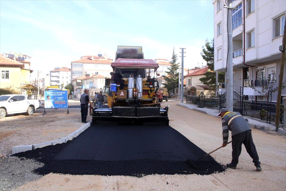 Karaman\'da asfalt çalışmaları