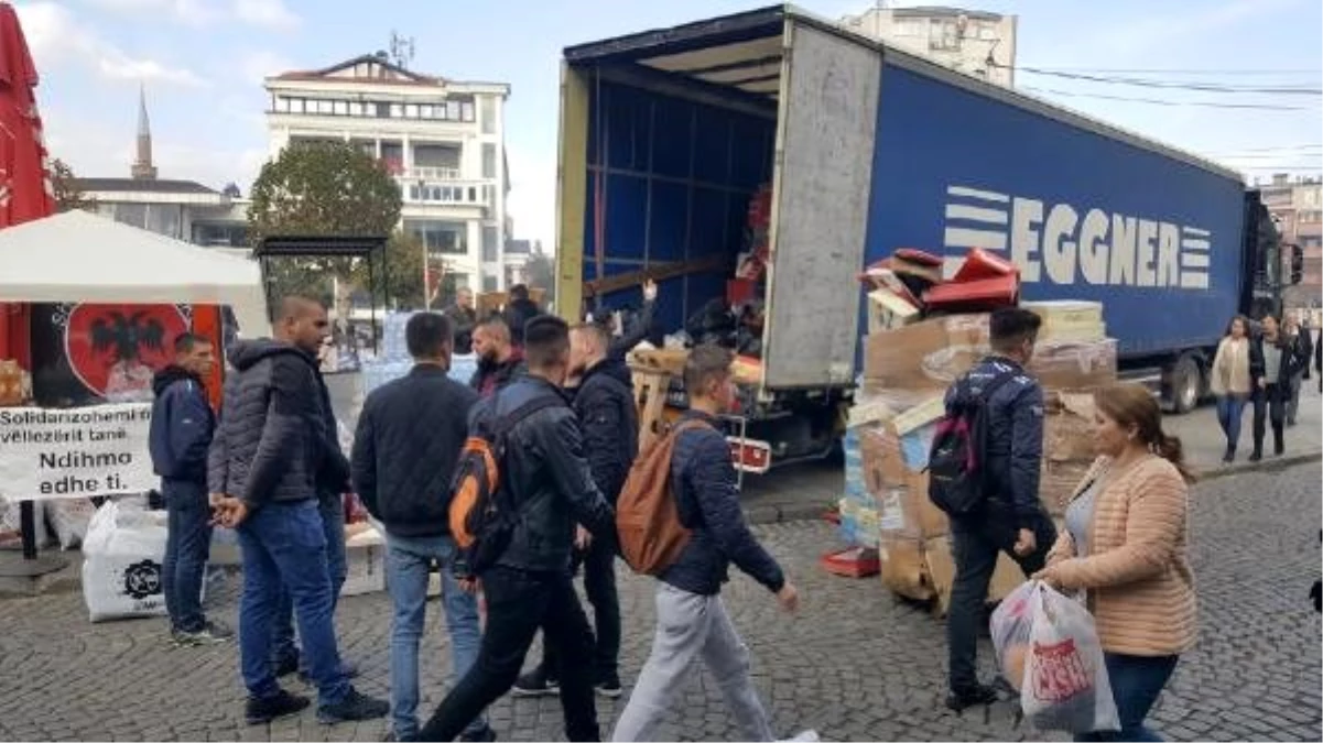 Kosovalı STK\'lardan Arnavutluk\'taki depremzedelere yardım
