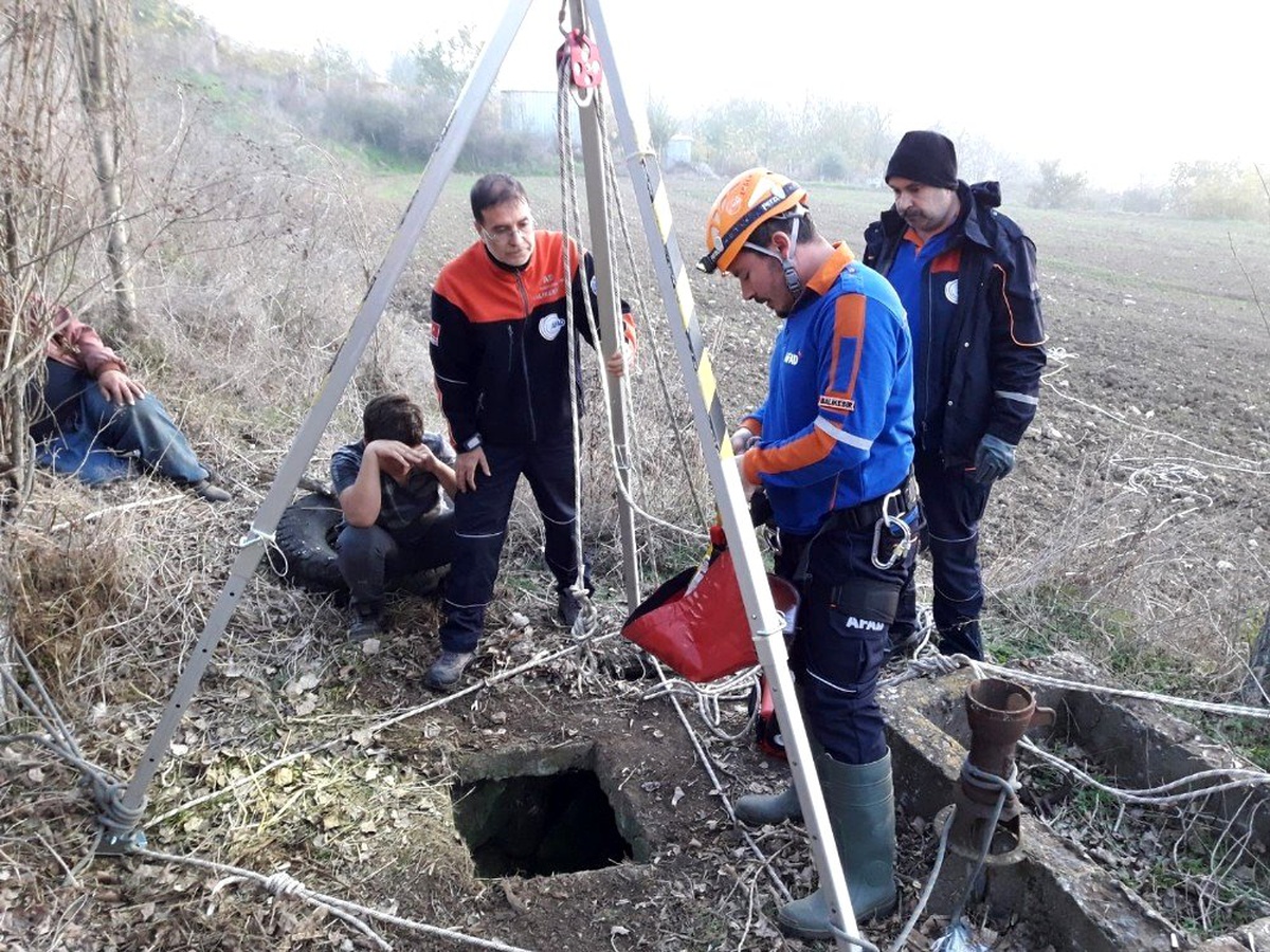 Koyunu kuyudan kurtarılan vatandaş AFAD\'a sordu: "Borcumuz ne kadar"