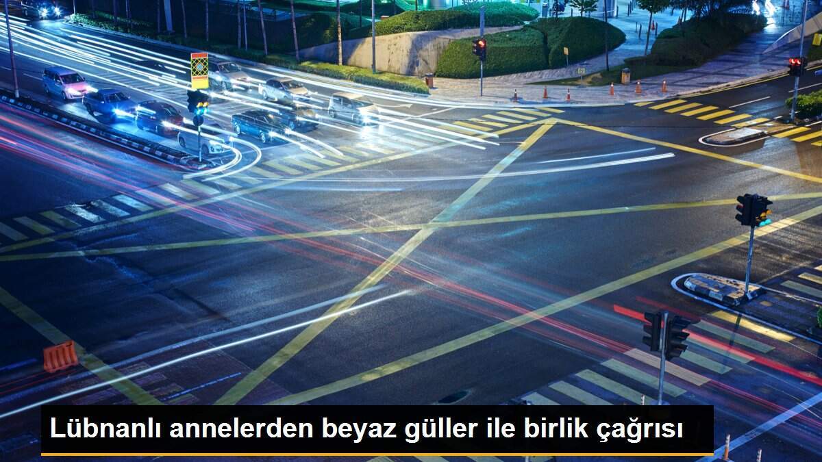 Lübnanlı annelerden beyaz güller ile birlik çağrısı