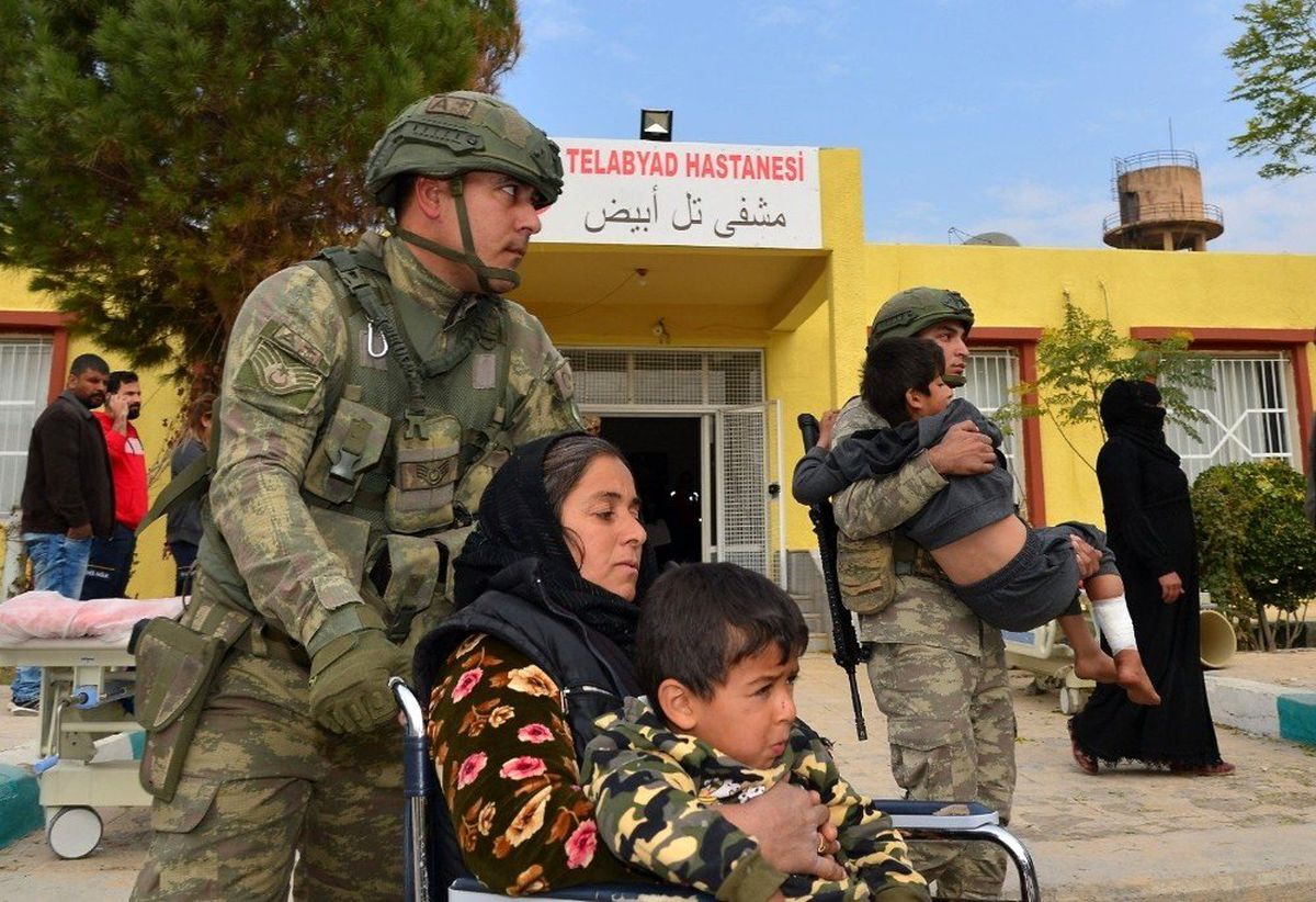 MSB: "PKK/YPG\'nin karargah haline getirdiği Tel Abyad Hastanesi onarıldıktan sonra yaraları sarmaya...