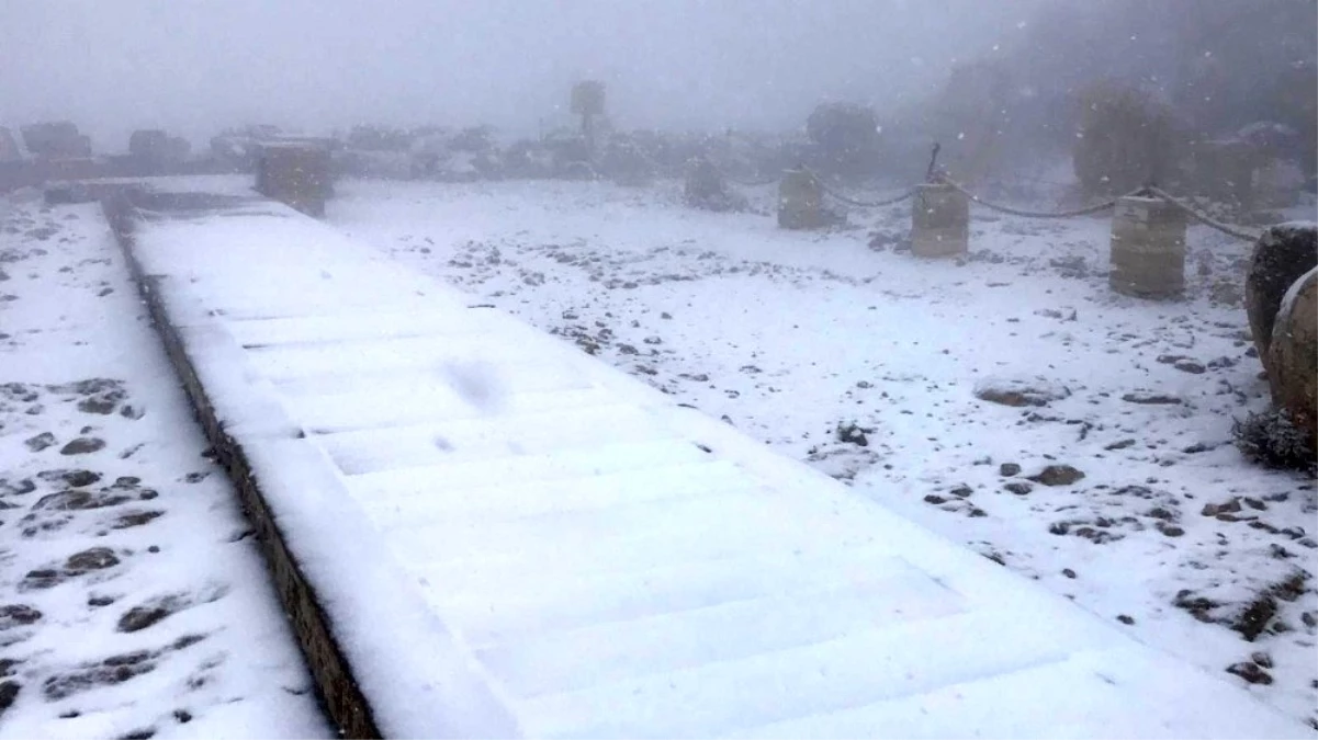 Nemrut Dağı\'na ilk kar düştü