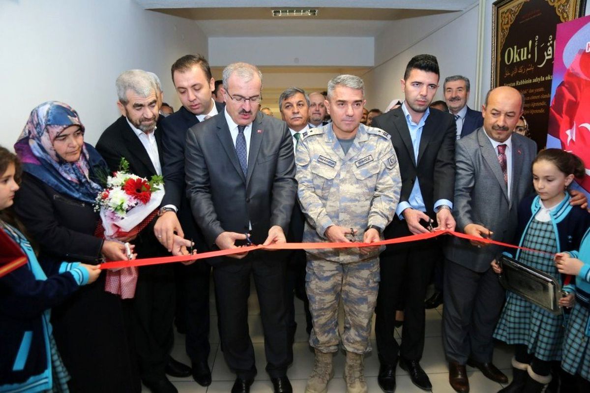 Şehit Komando Uzman Çavuş Yaşar Çakır Kütüphanesi hizmete sunuldu