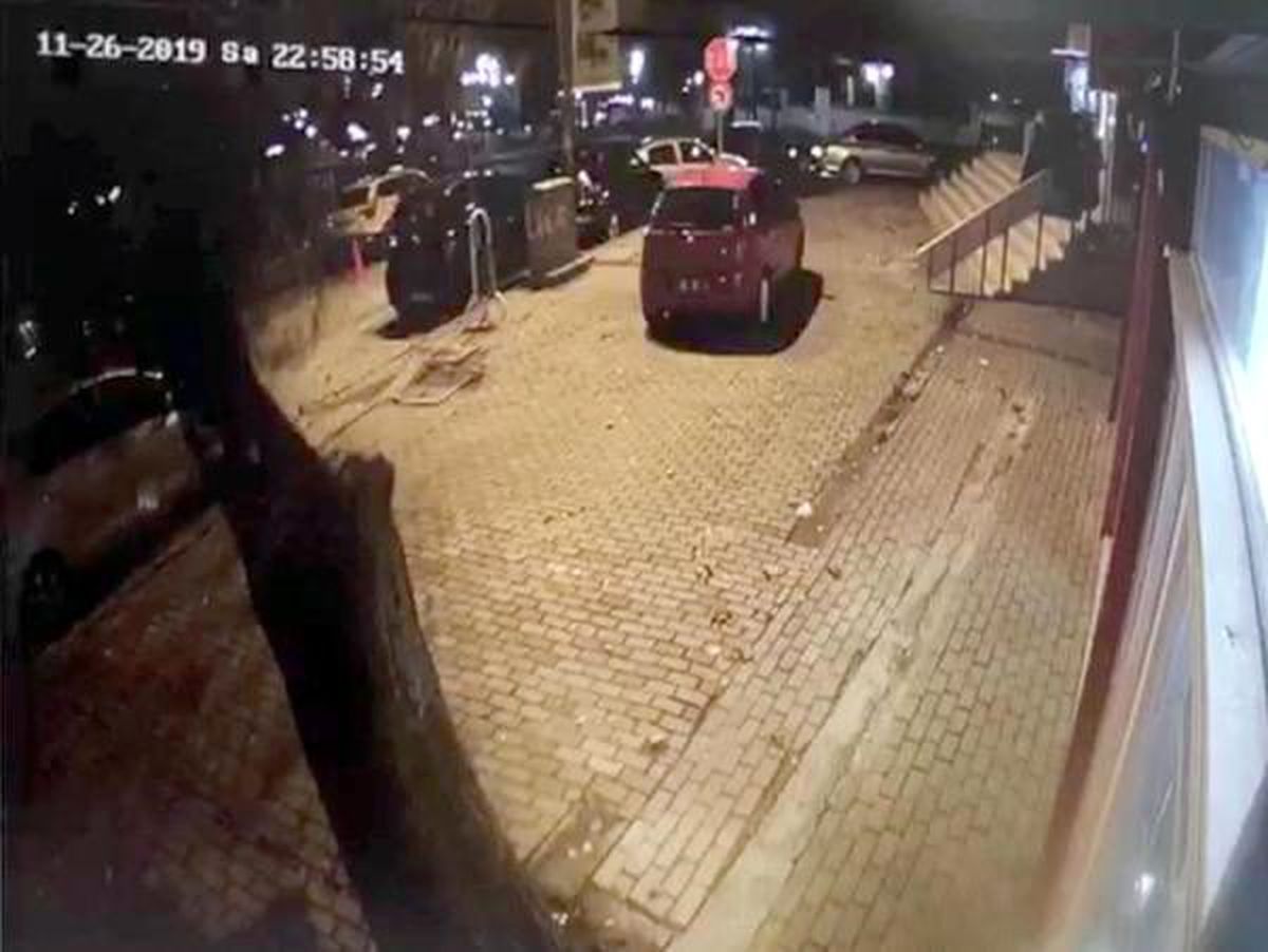 Tekirdağ\'da dev ağaç, otomobilin üzerine devrildi (2)