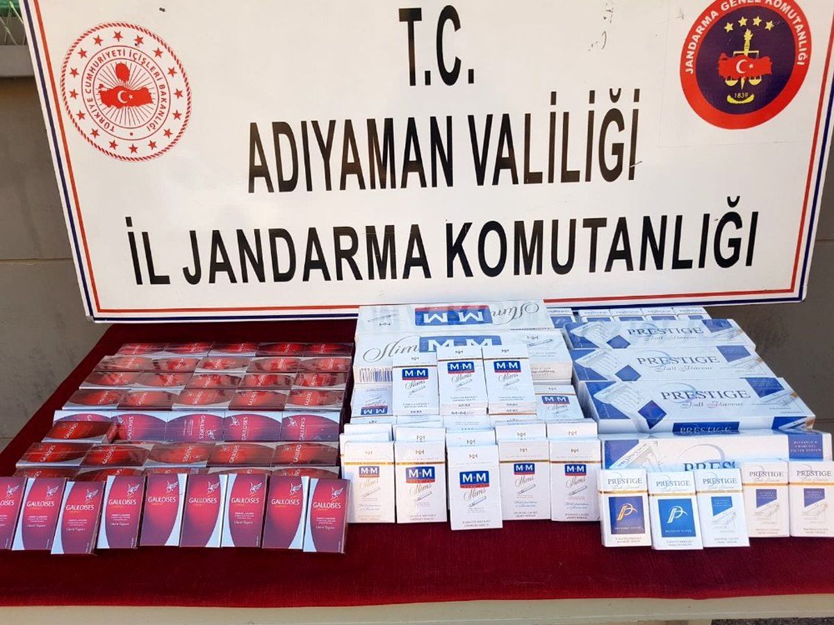 Adıyaman\'da kaçak sigara ele geçirildi