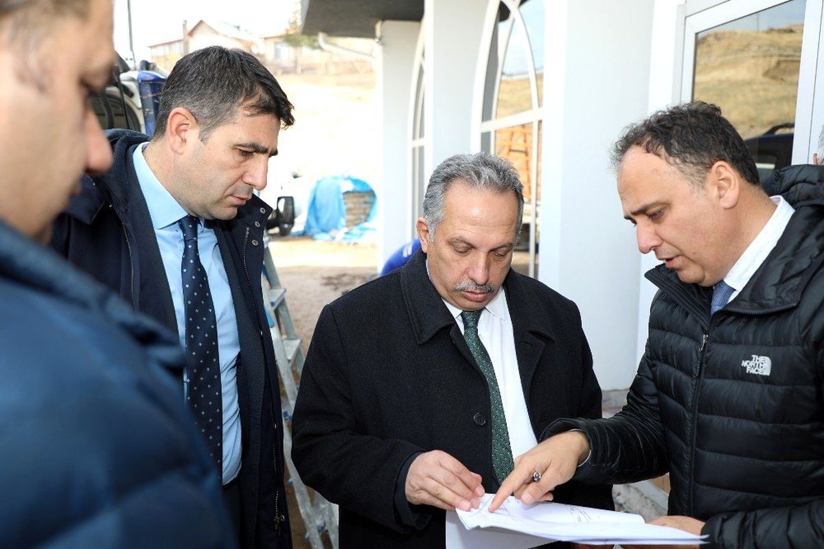 Başkan Yalçın\'dan inceleme turu