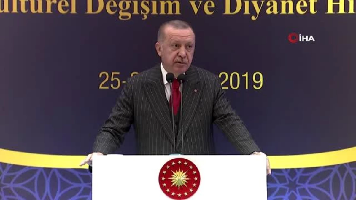 Cumhurbaşkanı Erdoğan: "Bazı evlerin kapılarına bazı işaretler konuyor.