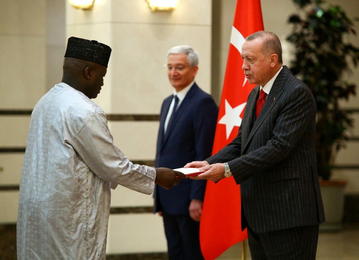 Cumhurbaşkanı Erdoğan, Gambiya Büyükelçisini kabul etti