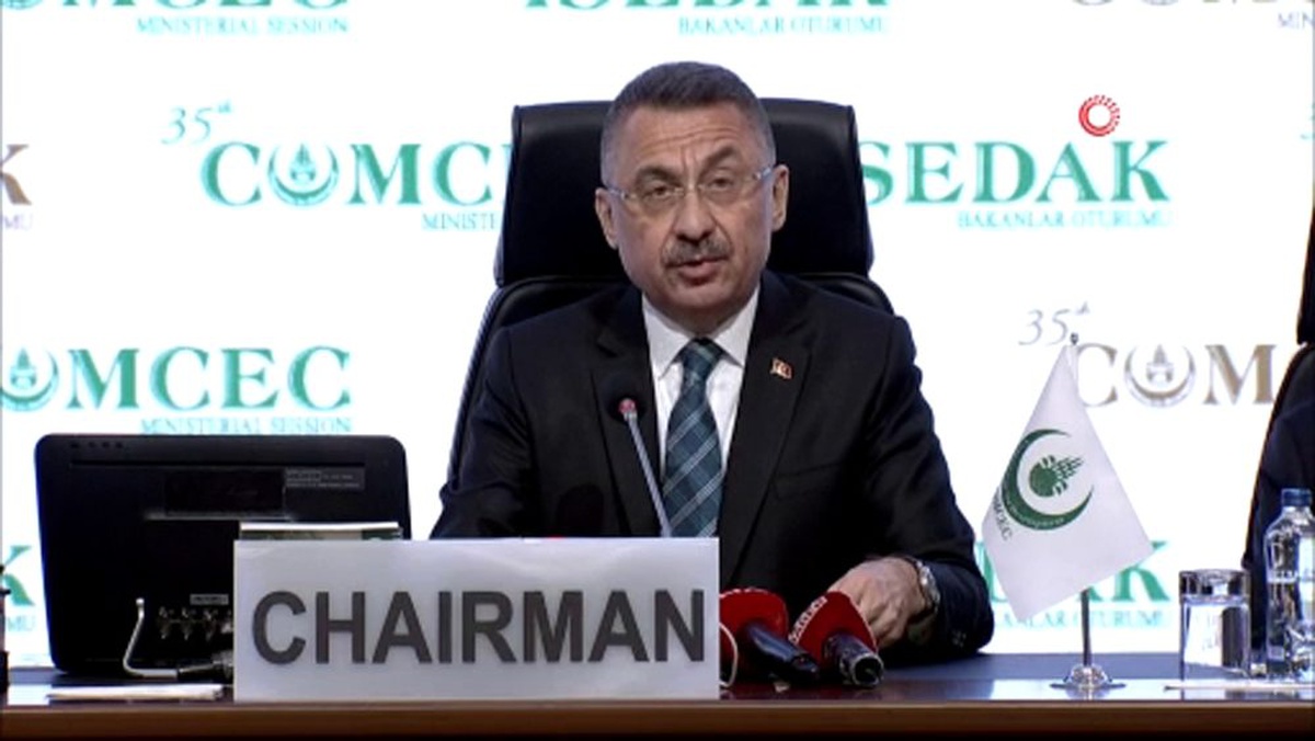 Cumhurbaşkanı Yardımcısı Oktay, İSEDAK 35. Toplantısı Bakanlar Çalışma Oturumu\'na başkanlık etti