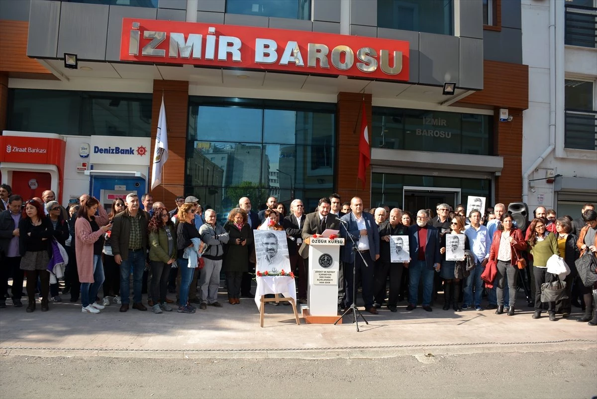 Eski Diyarbakır Baro Başkanı Tahir Elçi İzmir\'de anıldı