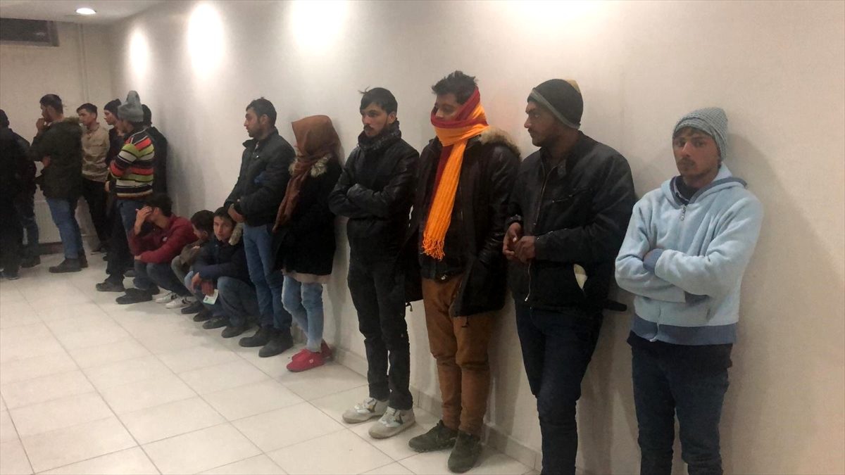 Kahramanmaraş\'ta 34 düzensiz göçmen yakalandı